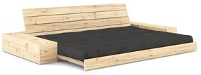 Ciemnoszara rozkładana sofa 244 cm Base – Karup Design