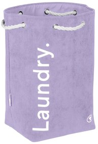 Fioletowy tekstylny kosz na pranie 35,5 l Tom Tailor – Wenko
