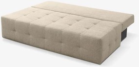 Sofa z Funkcją Spania MORANA Beżowa Nowoczesna