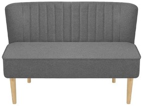 Romantyczna sofa Shelly - jasnoszara