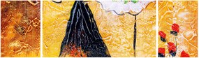 Obraz - Tańczące baletnice, obraz olejny (170x50 cm)