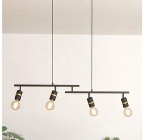Eglo 900177 - Lampa wisząca LURONE 4xE27/10W/230V na linkach