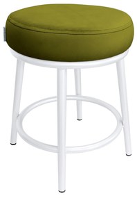 Taboret Ben noga metalowa biała BL75