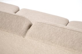 3-osobowa sofa do salonu z drewnianymi podłokietnikami Milano 3S Halmar