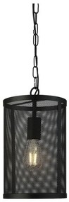 Searchlight - Żyrandol na łańcuchu FISHNET 1xE27/60W/230V czarny