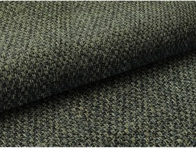 Zielone tapicerowane łóżko dwuosobowe ze schowkiem i stelażem 140x200 cm Mano – Makamii