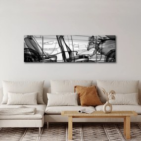 Obraz - Model samochodu 3D (170x50 cm)