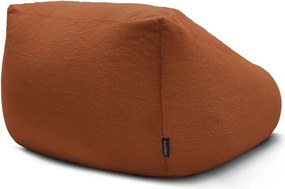 Pomarańczowy worek do siedzenia z imitacji futra Lilibet – Bobochic Paris