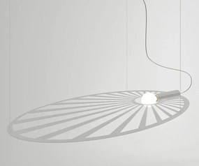 Biała industrialna lampa wisząca - EX596 T8-A75