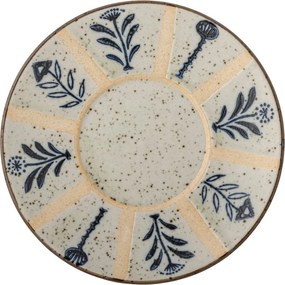 Jasnoniebiesko-kremowy kamionkowy talerz deserowy ø 16 cm Leonie – Bloomingville