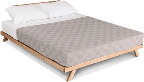 Łóżko podwójne 160x200 naturalne Allegro