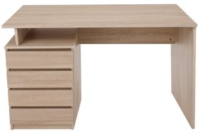 Biurko HANY NEW, dąb sonoma