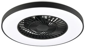 Lampa sufitowa LED w kolorze matowej czerni Halmstad – Trio