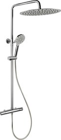 Zestaw prysznicowy z baterią termostatyczną DRAGOR, chrom błyszczący