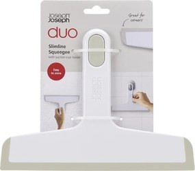 Biała ściągaczka z uchwytem 24 cm Duo – Joseph Joseph