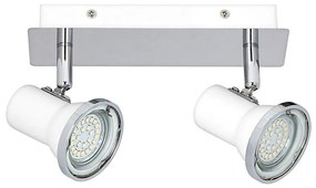 Rabalux 5498 - LED Oświetlenie łazienkowe punktowe STEVE 2xGU10/4,5W/230V