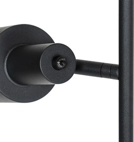 Nowoczesna lampa stojąca czarna 2-światłowa - Stijn