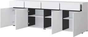 Komoda INCROCIO 225 cm do Salonu Sypialni Biały