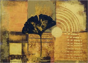 Obraz na szkle - Liść miłorzębu (70x50 cm)