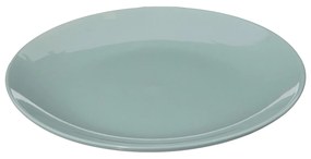 Talerz z kamionki miętowy COLORAMA, Ø 27 cm