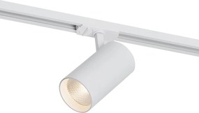 Nowoczesny reflektor biały do 1-fazowego systemu szynowego z LED - Iconic Mark