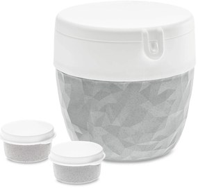 Śniadaniówka, pojemnik na sałatkę i sos BENTOBOX L, 3 elementy, KOZIOL