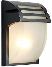 Prezent 39026 Amalfi lampa naścienna zewnętrzny, 1x 60W, E27, IP44, antracytowy