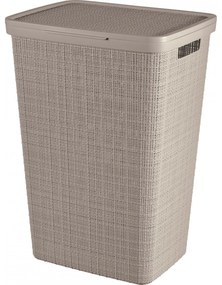 Curver Kosz na brudną bieliznę Jute 58 l, taupe