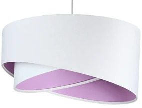 Lampa wisząca GEMSTONE WHITE biała/fioletowa BPS KONCEPT