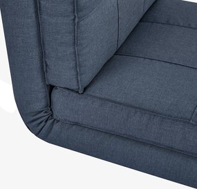 HOMCOM Fotel podłogowy rozkładany, 5-stopniowa regulacja, granatowy, 61x73x58cm | Aosom PL