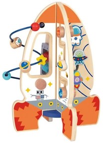 Tooky toy duża drewniana zabawka edukacyjna wielofunkcyjna rakieta