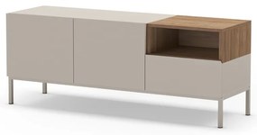 Kremowa szafka pod TV 140x55 cm Cailin – Marckeric
