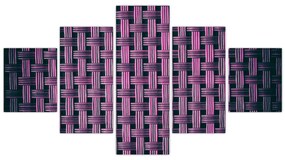 Obraz fioletowej tekstury (125x70 cm)