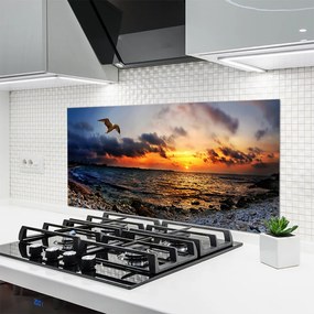 Panel Kuchenny Mewa Nad Brzegiem Oceanu