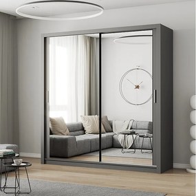 Szafa z drzwiami przesuwnymi MILAN 203 cm