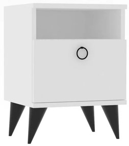 Stolik nocny Barlo White