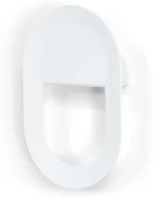 Biały ścienny stalowy haczyk Coucou – Spinder Design