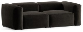 Czarna sofa 224 cm Bergano – Cosmopolitan Design