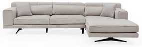 Beżowa sofa narożna Artie Jivago, narożnik prawy