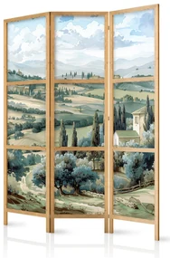 Parawan japoński Pejzaże 135x172 cm 3-częściowy beżowy ARTGEIST B