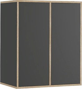 Półka ścienna antracyt 63x40x75 tetrix