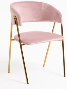 Krzeso Mihu w kolorze zotym, aksamitne