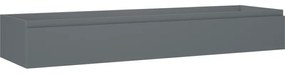 Mexen Orio szafka łazienkowa podumywalkowa 160 cm, 1 szuflada, grafit mat - 91A10-16023-1-BF66