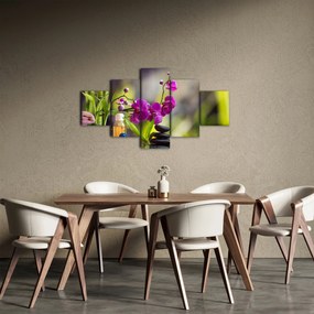Obraz - spa and stones (125x70 cm)