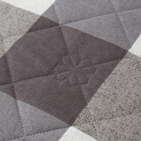 Letnia kołdra CUBE 140x200 cm, szaro-biała