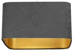 Lampa wisząca KWADRO SUE 40w20 grafitowa/złota BPS KONCEPT