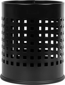 Alda Kosz na śmieci Officer perforowany 7 l, czarny, 7 l
