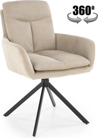 Fotel do jadalni z funkcją obracania K536 Halmar