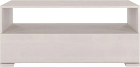 Drewniana szafka Rtv bukowa Sandema/Biały