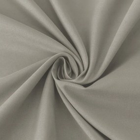 PrzytulneMieszkanie.pl Prześcieradło z mikrofibry MICROVELLE jasnoszare 90x200 cm